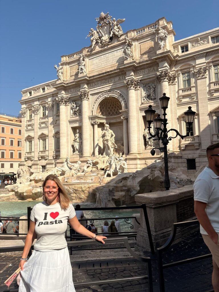the trevi fountain of rome