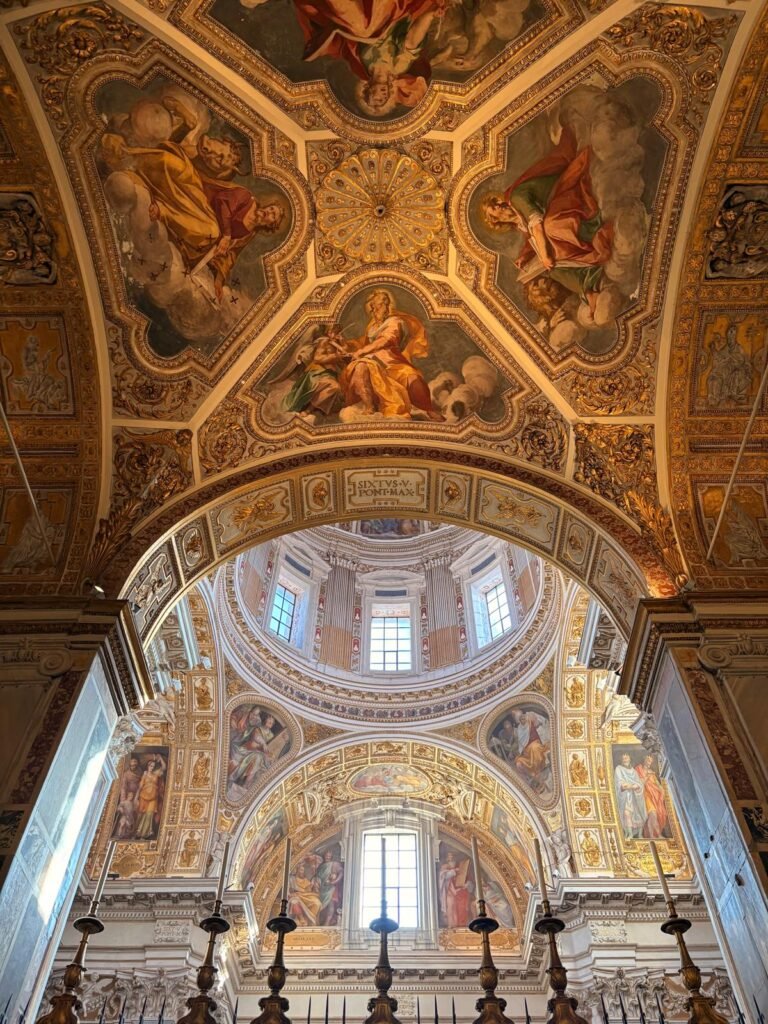 The ceiling of Basilica di Santa Maria Maggiore